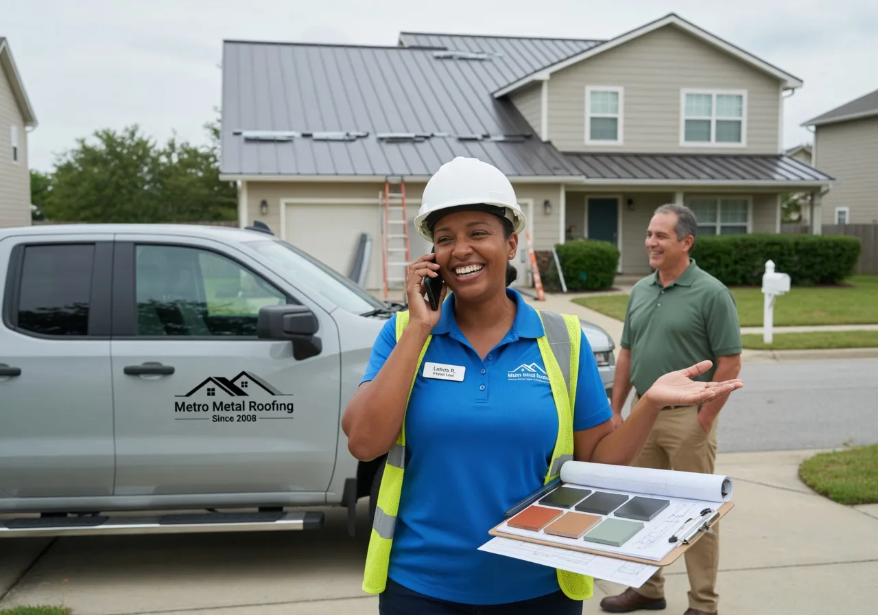 Storm Damage Metal Roof Repair in Haverhill, IA